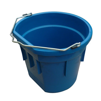 Qingdao Huatian Hand Truck, Utility Bucket, Flat Sided, Teal Resin, 20-Qts.