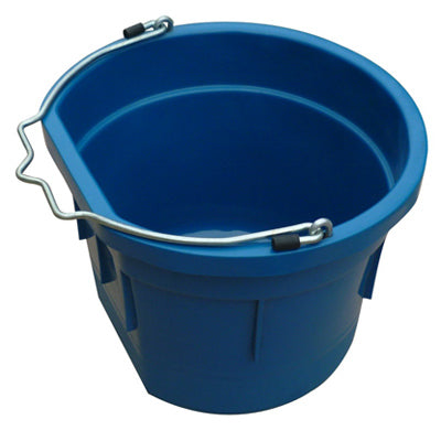 Qingdao Huatian Hand Truck, Utility Bucket, Flat Sided, Teal Resin, 8-Qts.