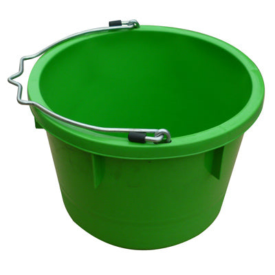 Qingdao Huatian Hand Truck, Utility Bucket, Lime Green Resin, 8-Qts.