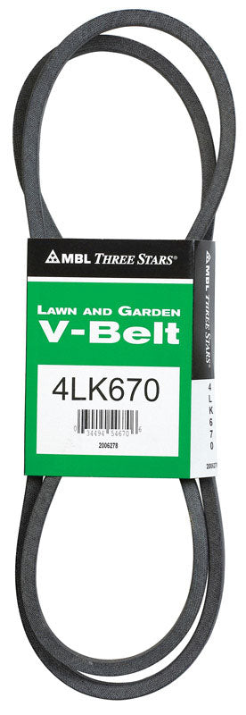 MBL USA, V Belt 1/2" X 67"