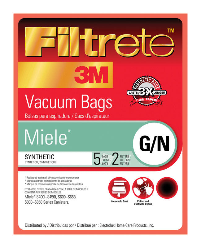 ELECTROLUX HOME CARE PRODUCTS INC, Vac Bag Miele G/N 5Pk