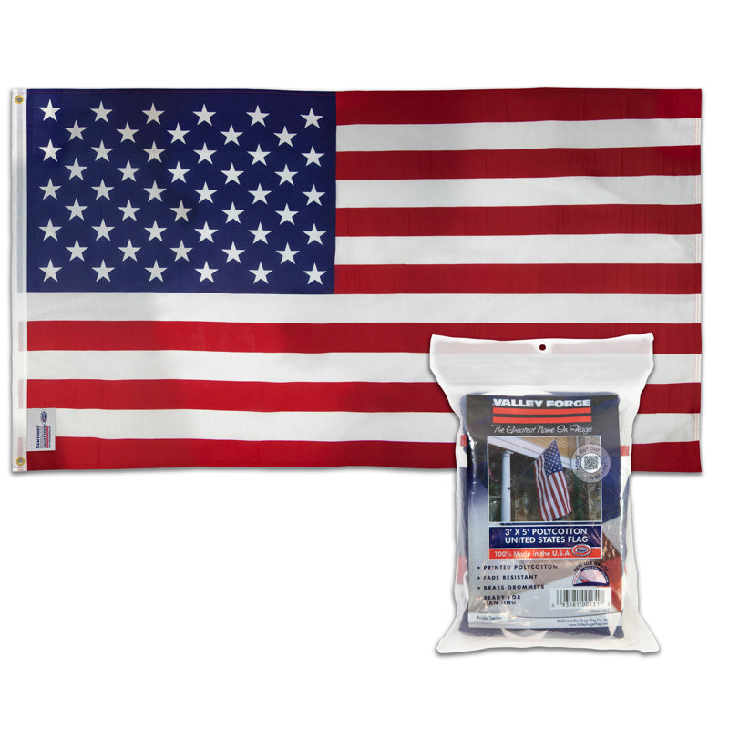 VALLEY FORGE FLAG COMPANY LLC, Valley Forge American Flag 36 in. H X 60 in. W