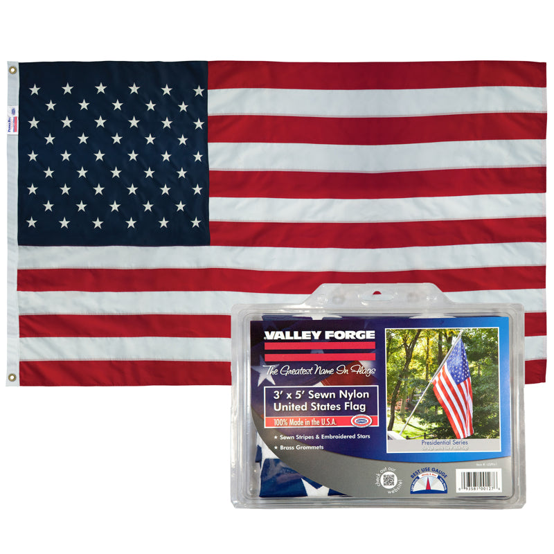 VALLEY FORGE FLAG COMPANY LLC, Valley Forge American Flag 36 in. H X 60 in. W