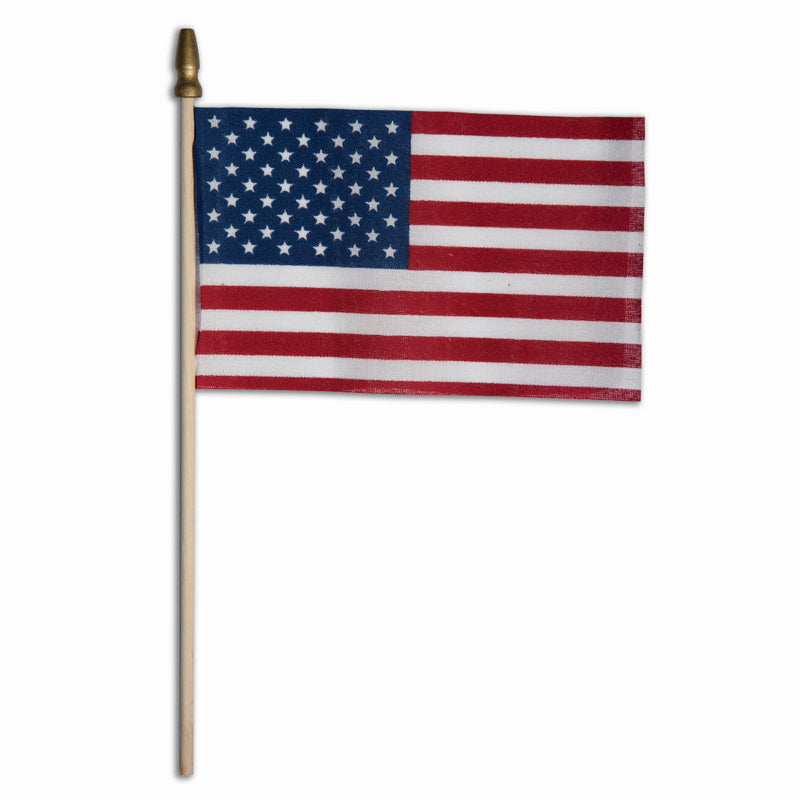 VALLEY FORGE FLAG COMPANY LLC, Valley Forge American Flag 4 in. H x 6 in. W (Pack of 48)