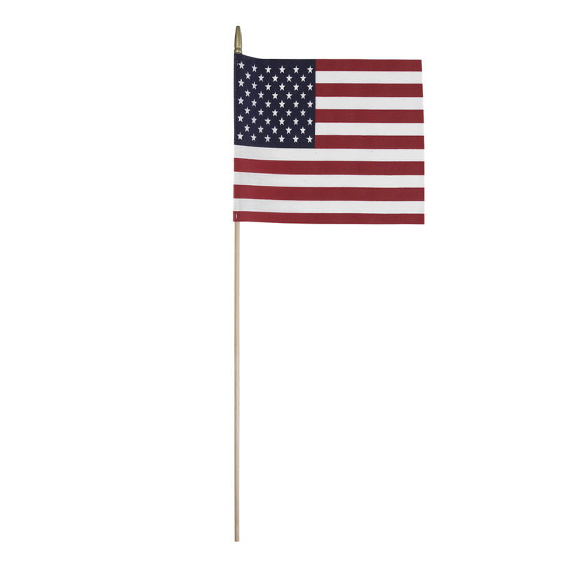 VALLEY FORGE FLAG COMPANY LLC, Valley Forge American Flag 8 in. H x 12 in. W (Pack of 48)