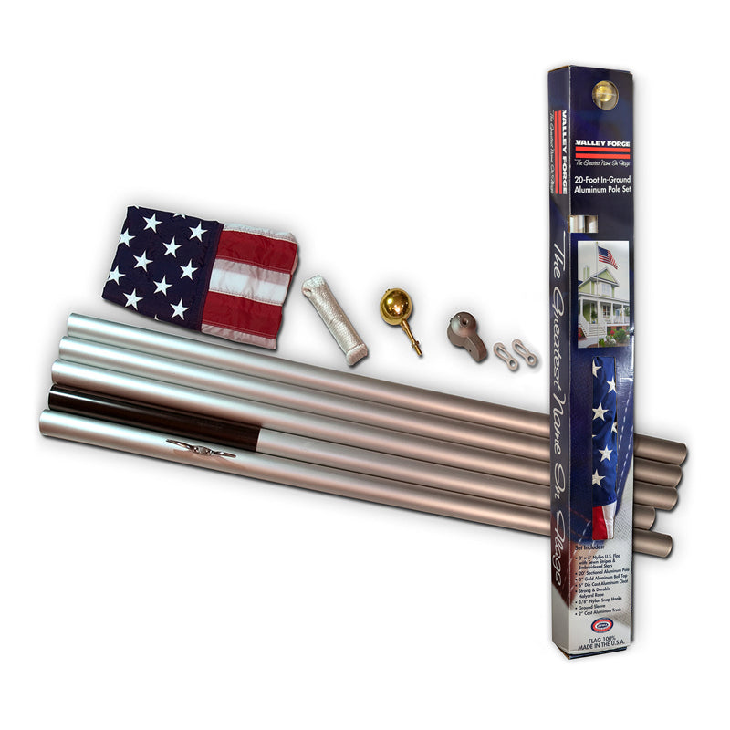 VALLEY FORGE FLAG COMPANY LLC, Valley Forge American Flag Kit 36 in. H X 60 in. W