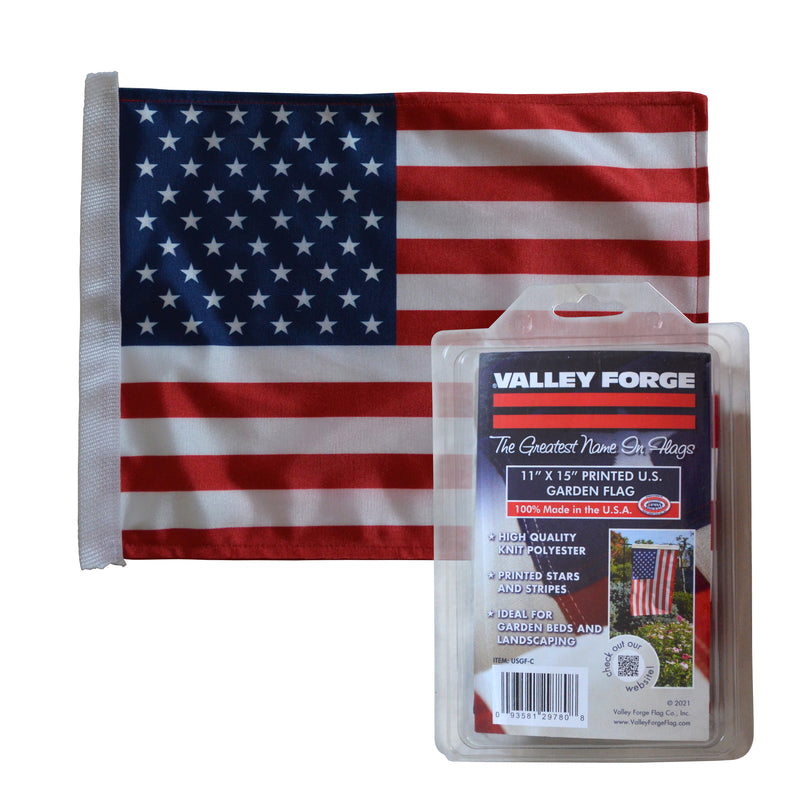 VALLEY FORGE FLAG COMPANY LLC, Valley Forge American Garden Flag 11 in. H X 15 in. W