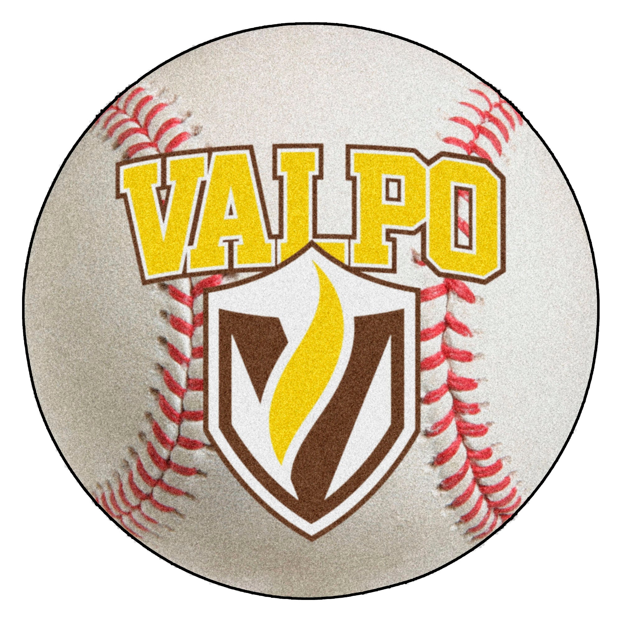 FANMATS, Valparaiso University Baseball Rug - 27in. Diameter