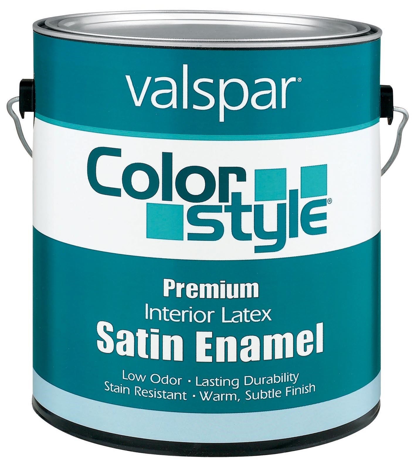 VALSPAR CORPORATION, Valspar 44-26900 GL 1 Gl Wt ColorStyle® Interior Latex Satin Enamel Wall Paint (Pack of 4)