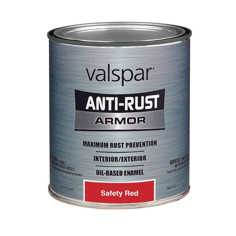 VALSPAR CORPORATION, Valspar Anti-Rust Armor Indoor and Outdoor Gloss Bright Red Oil-Based Rust Prevention Paint 1 gal (Pack of 2)