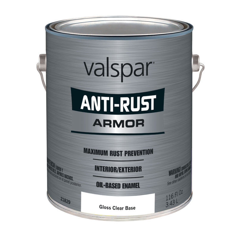 VALSPAR CORPORATION, Valspar Anti-Rust Gloss Clear Oil-Based Paint 1 gal (Pack of 2)