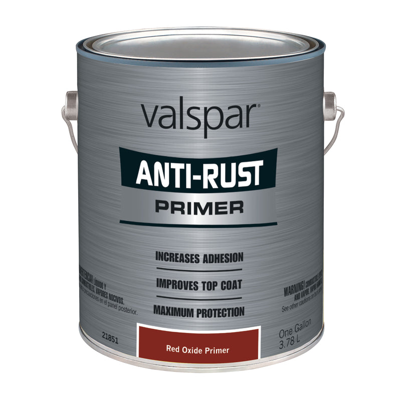 VALSPAR CORPORATION, Valspar Anti-Rust Gloss Red Oxide Oil-Based Paint 1 gal (Pack of 2)