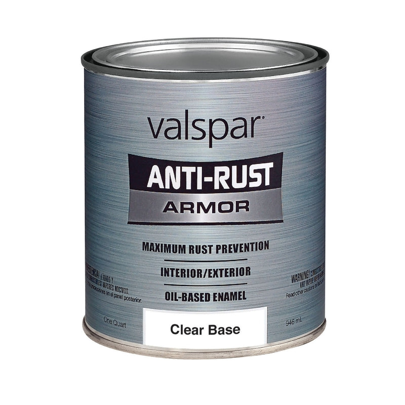 VALSPAR CORPORATION, Valspar Anti-Rust Indoor and Outdoor Gloss Tintable Base Oil-Based Rust Prevention Paint 1 qt