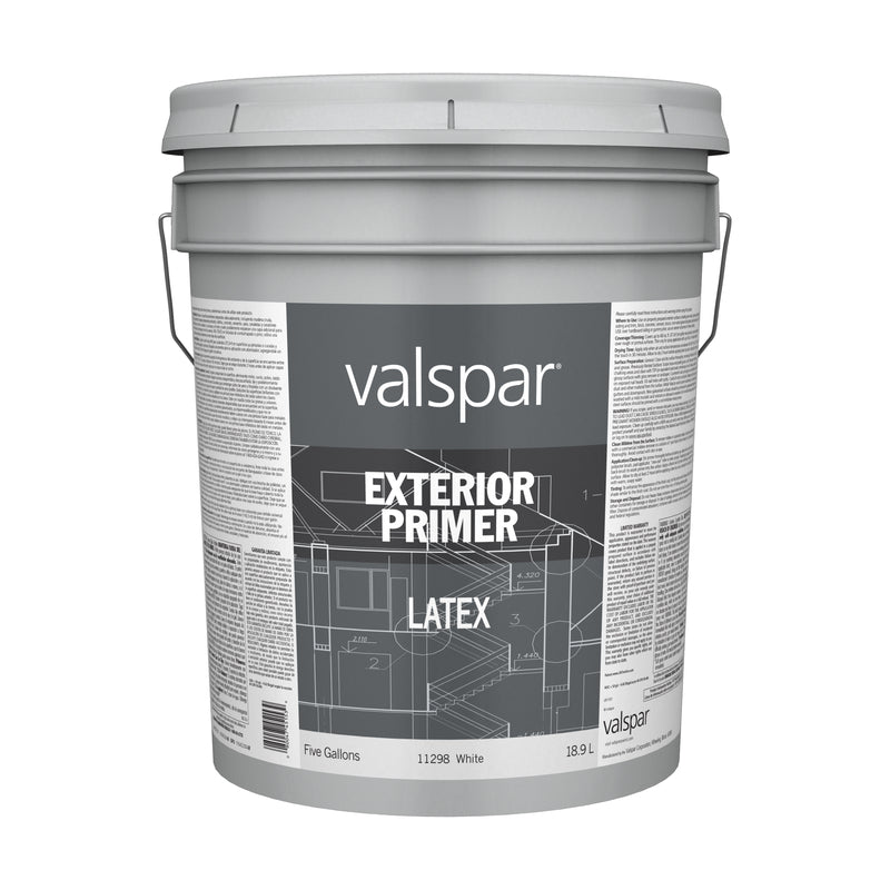 VALSPAR CORPORATION, Valspar Basic White Tint Base Exterior Primer Exterior 5 gal