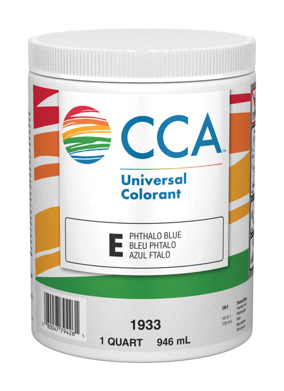 CABOT SAMUEL INC, Valspar CCA E Phthalo Blue 587 g/L VOC Paint Colorant 1 qt.