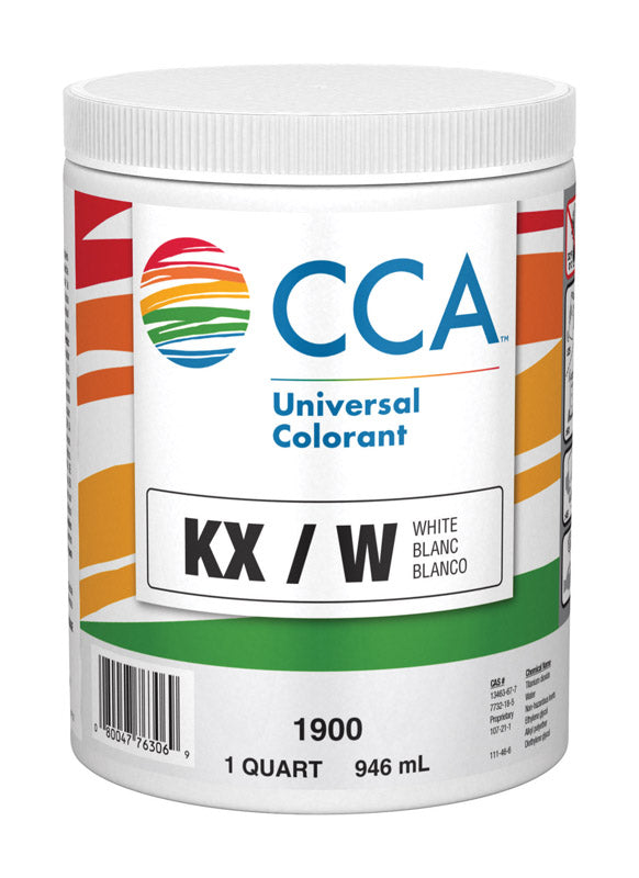 CABOT SAMUEL INC, Valspar CCA KX White Paint Colorant 1 qt