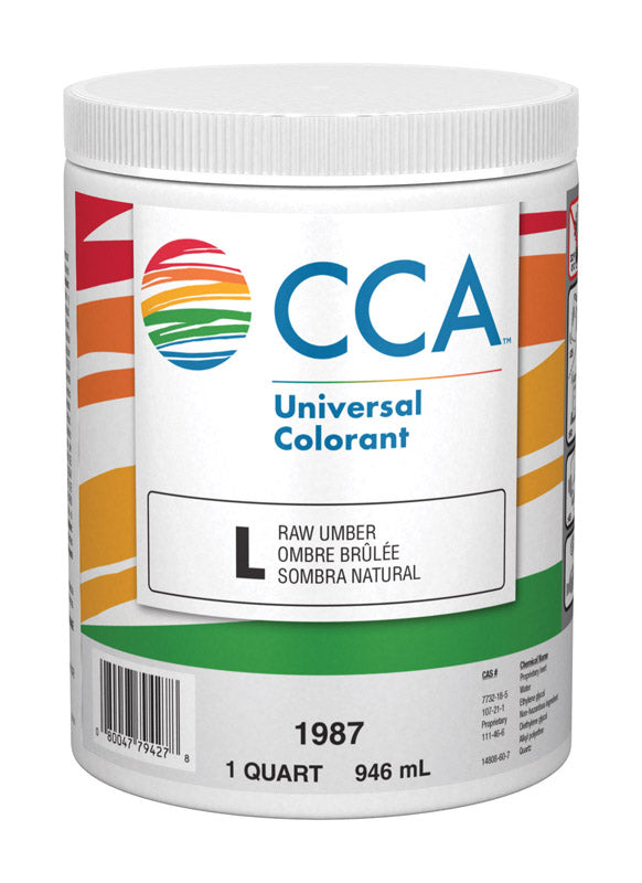 CABOT SAMUEL INC, Valspar CCA L Raw Umber Paint Colorant 1 qt