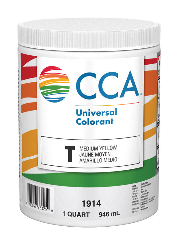 CABOT SAMUEL INC, Valspar CCA T Medium Yellow Paint Colorant 1 qt