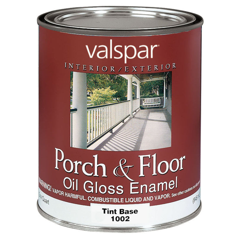 CABOT SAMUEL INC, Valspar Porch & Floor Gloss Tint Oil-Based Enamel Paint 1 qt