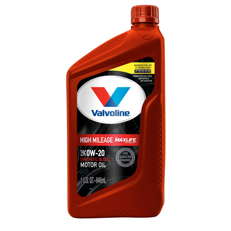 VALVOLINE INC, Valvoline 0W-20 4 Cycle Engine Synthetic Blend Motor Oil 1 qt (Pack of 6)