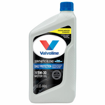 VALVOLINE INC, Valvoline 5W-30 4 Cycle Engine Synthetic Blend Motor Oil 1 qt 1 pk (Pack of 6)