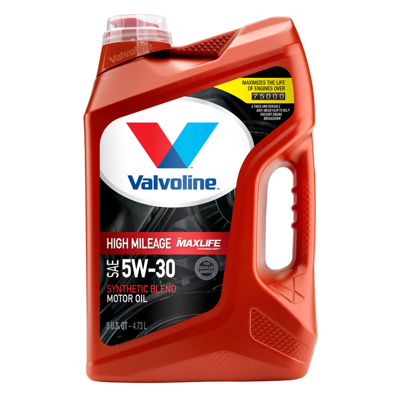 Valvoline, Valvoline 5W-30 4 Cycle Engine Synthetic Blend Motor Oil 5 qt (Pack of 3)