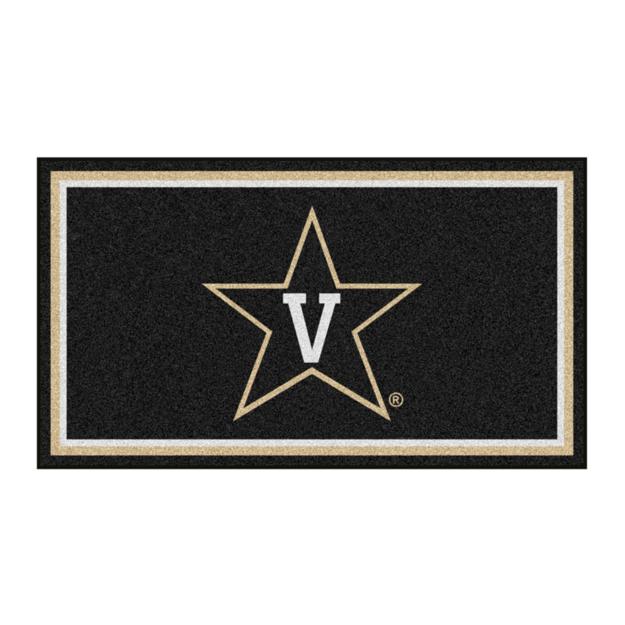 FANMATS, Vanderbilt University 3ft. x 5ft. Plush Area Rug