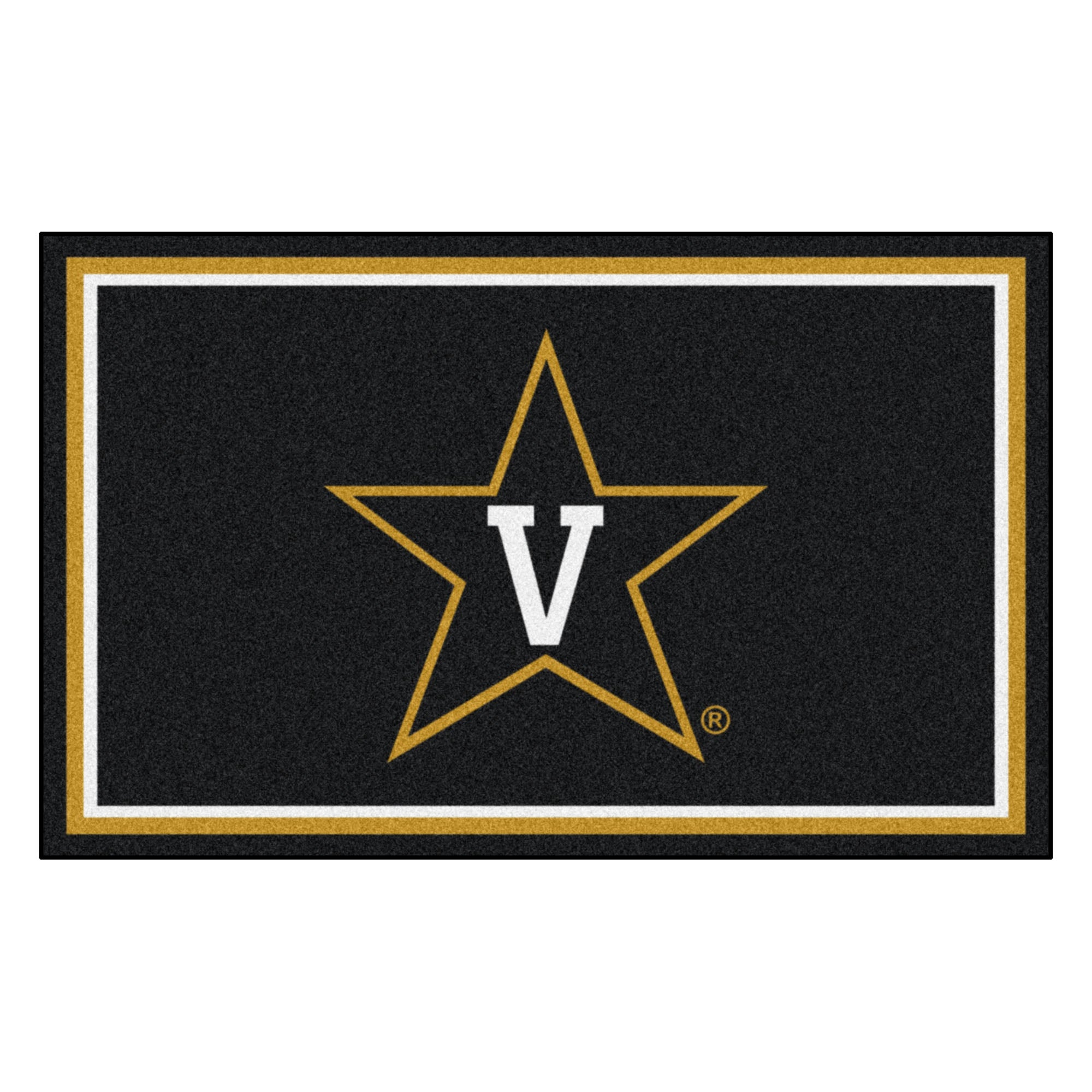 FANMATS, Vanderbilt University 4ft. x 6ft. Plush Area Rug