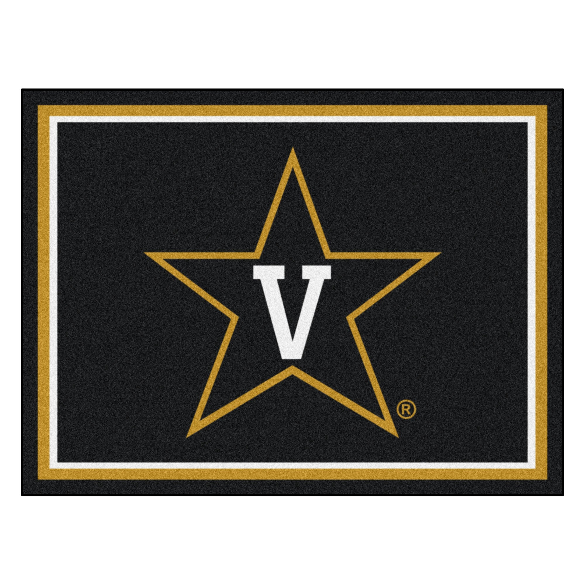 FANMATS, Vanderbilt University 8ft. x 10 ft. Plush Area Rug