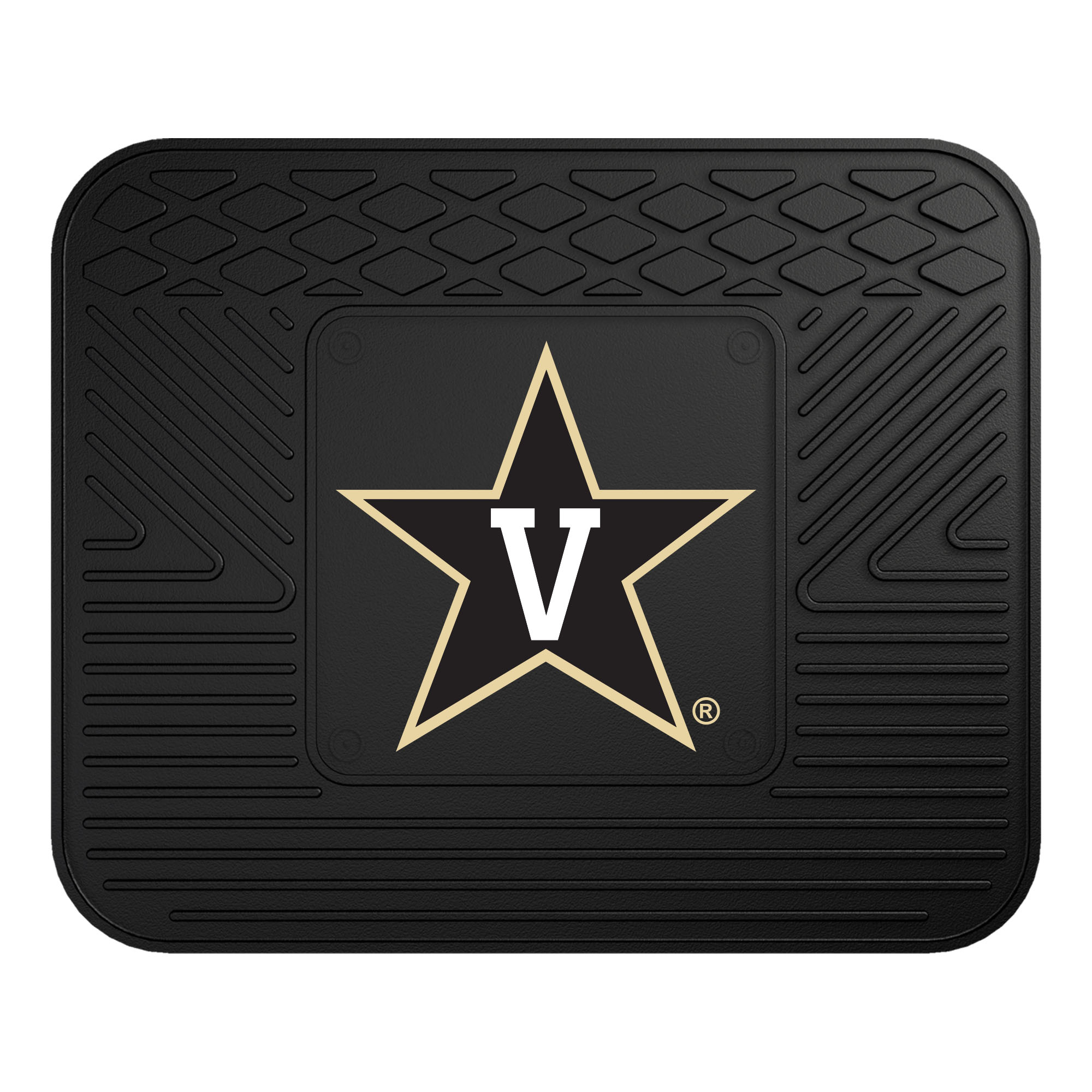 FANMATS, Vanderbilt University Back Seat Car Mat - 14in. x 17in.