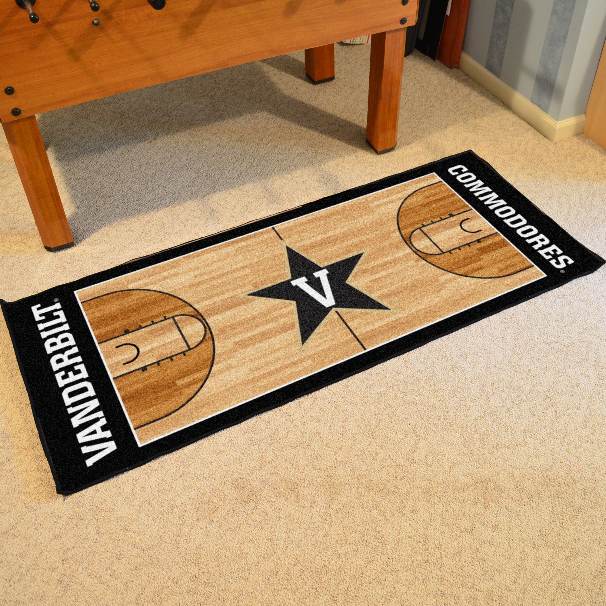 FANMATS, Vanderbilt University Court Runner Rug - 30in. x 72in.