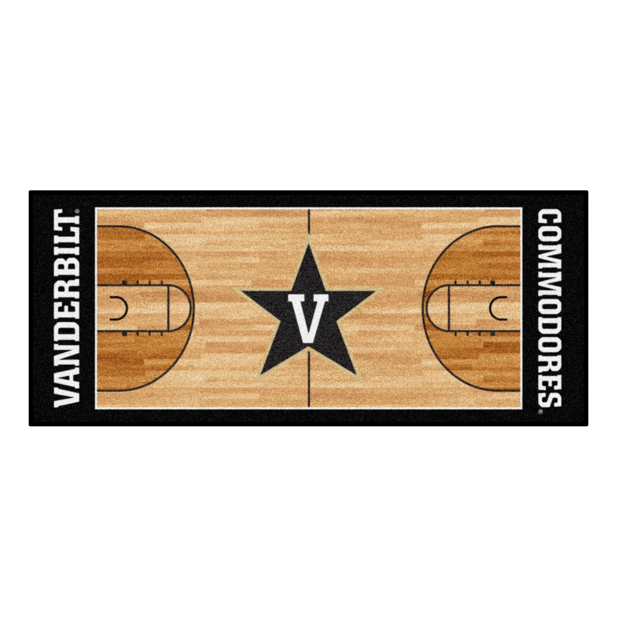 FANMATS, Vanderbilt University Court Runner Rug - 30in. x 72in.