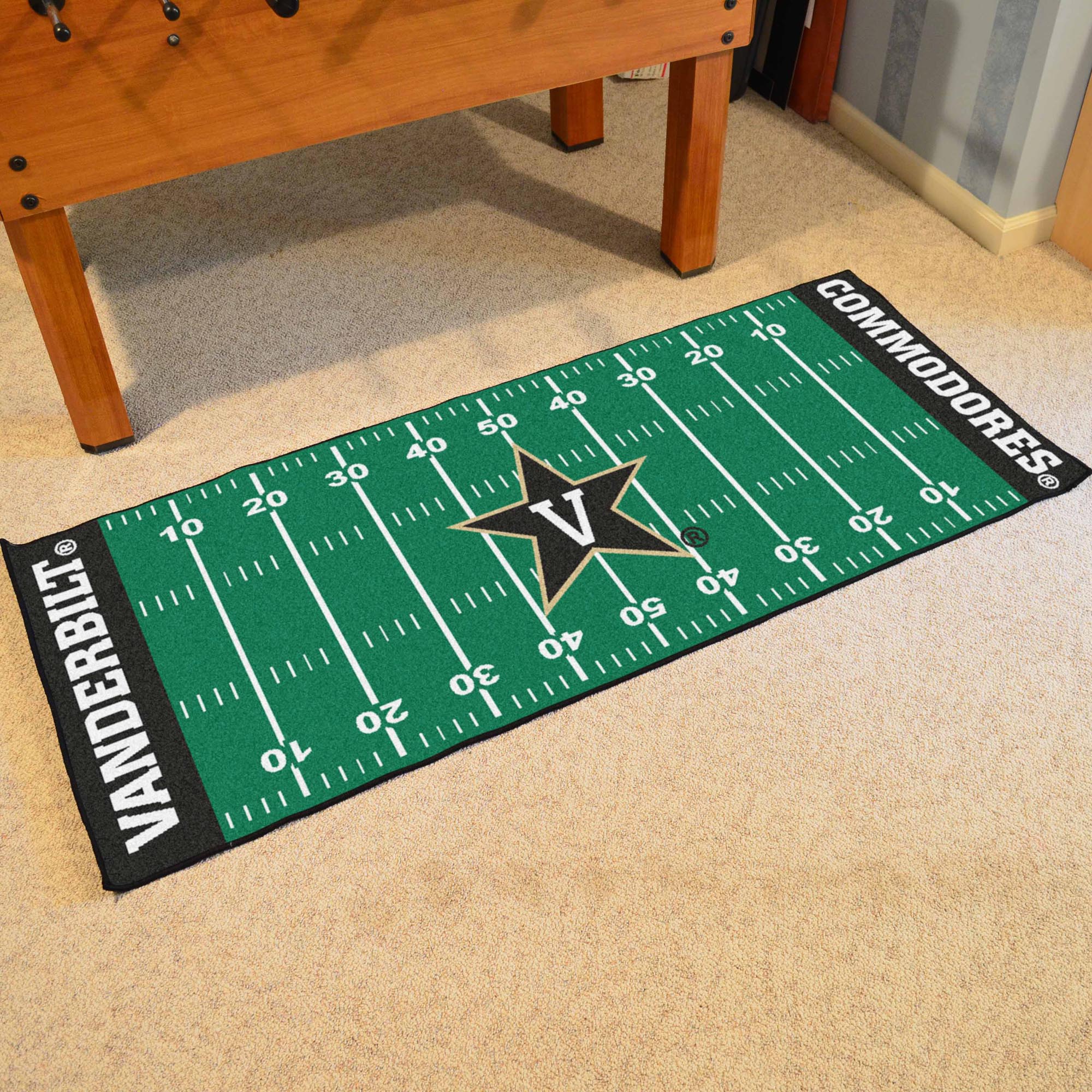 FANMATS, Vanderbilt University Field Runner Mat - 30in. x 72in.