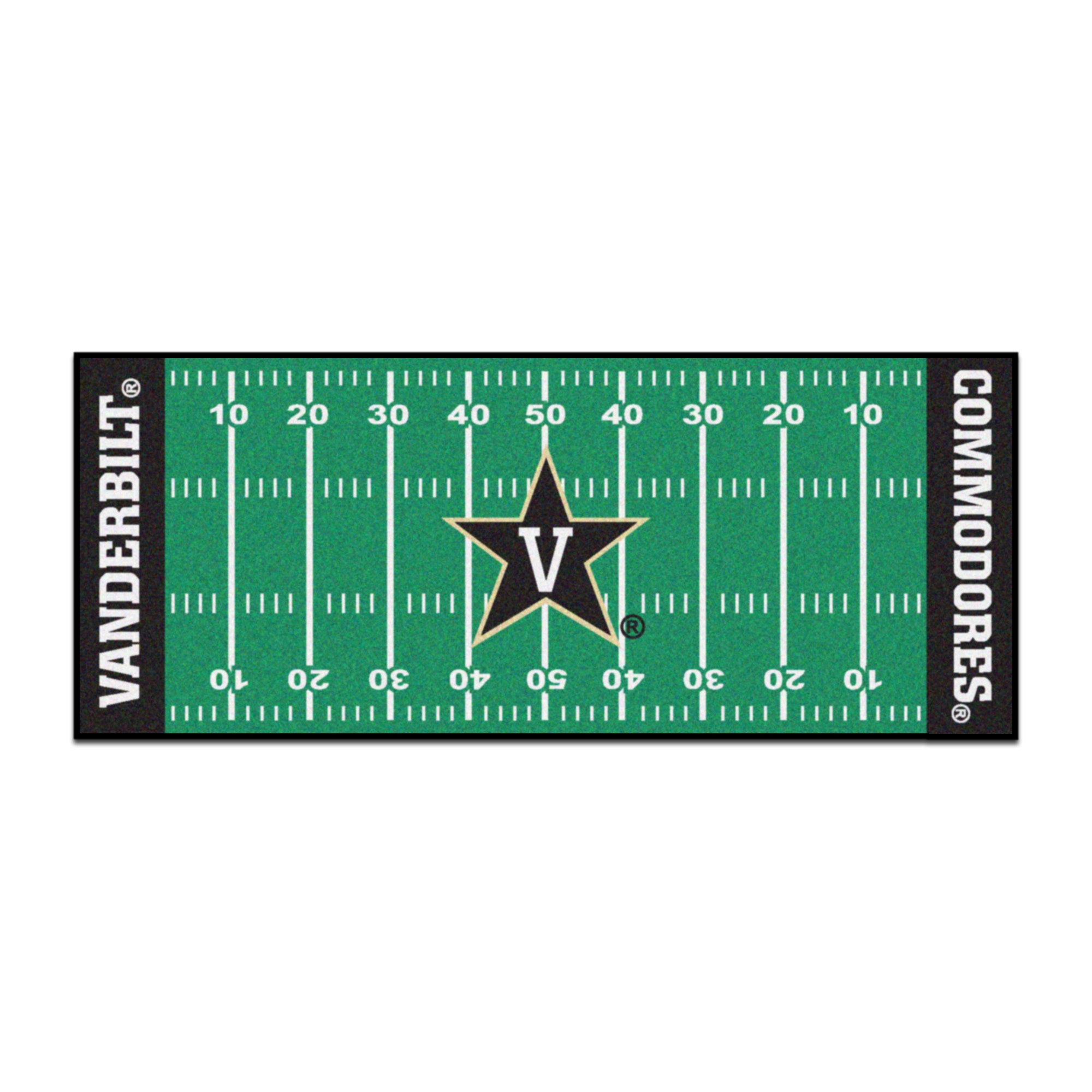 FANMATS, Vanderbilt University Field Runner Mat - 30in. x 72in.