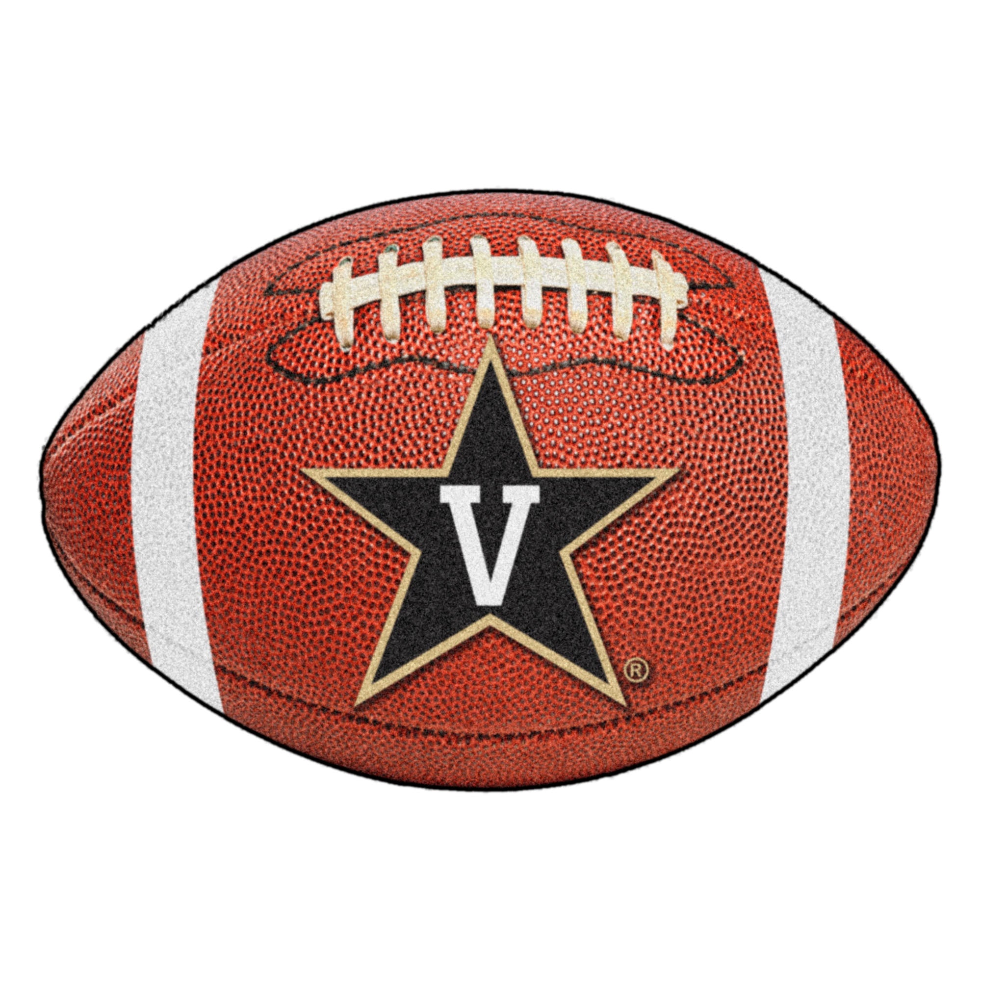 FANMATS, Vanderbilt University Football Rug - 20.5in. x 32.5in.