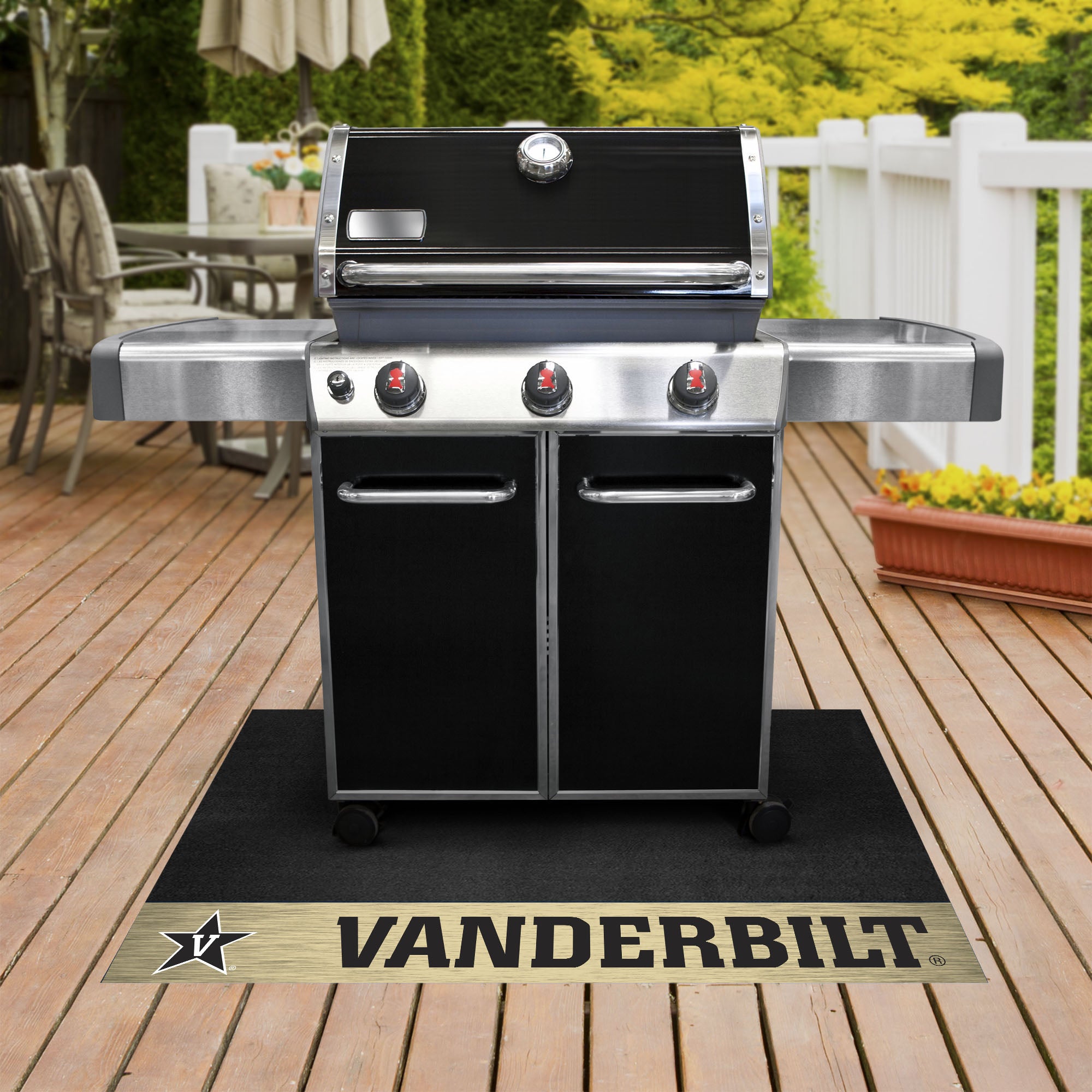 FANMATS, Vanderbilt University Grill Mat - 26in. x 42in.