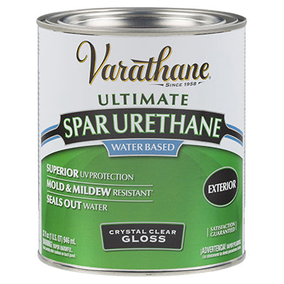 RUST-OLEUM CORP, Varathane 250041H 1 Quart Gloss Water Based Outdoor Diamond™ Wood Finish  (Pack Of 2)