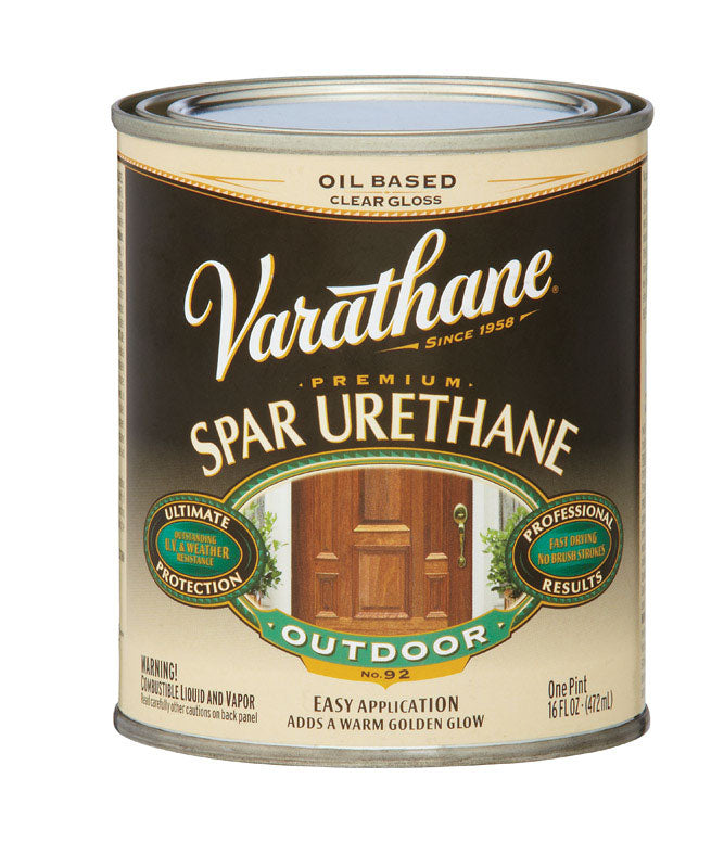 RUST-OLEUM CORP, Varathane Clear Spar Urethane 1 pt. (Case of 6)