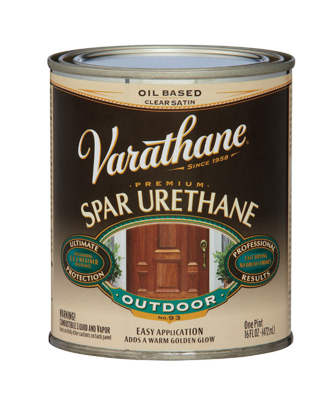 RUST-OLEUM CORP, Varathane Clear Spar Urethane 1 pt. (Pack of 6)