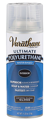 RUST-OLEUM CORP, Varathane Gloss Crystal Clear Poly Finish 11.25 oz. (Pack of 6)