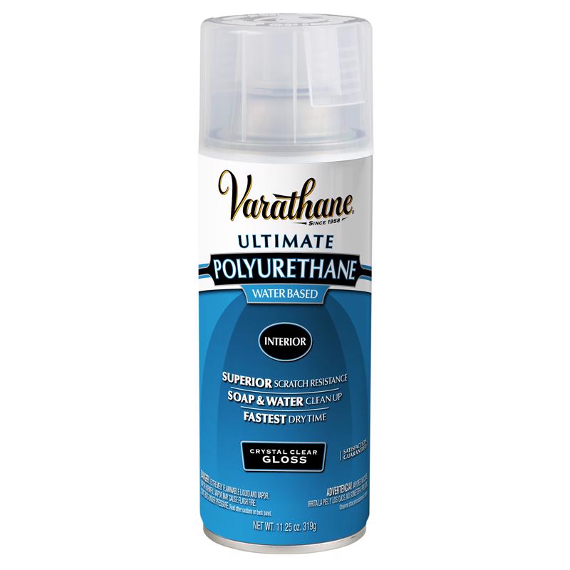 RUST-OLEUM CORP, Varathane Gloss Crystal Clear Poly Finish 11.25 oz. (Pack of 6)