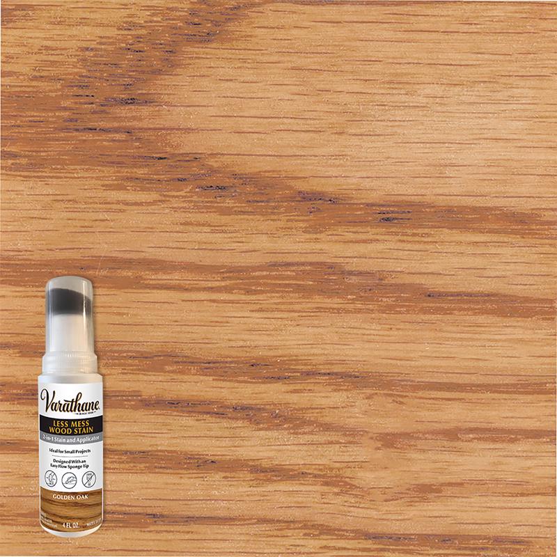 RUST-OLEUM CORP, Varathane Less Mess Golden Oak Water-Based Linseed Oil Emulsion Wood Stain 4 oz