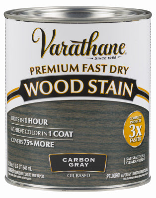 RUST-OLEUM CORP, Varathane Oil-Based Premium Fast Dry Wood Stain, 1 qt.