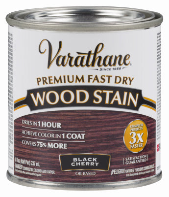 RUST-OLEUM CORP, Varathane Premium Black Cherry Oil-Based Fast Dry Wood Stain 0.5 pt