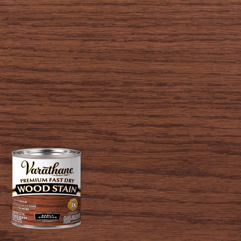 RUST-OLEUM CORP, Varathane Premium Early American Oil-Based Fast Dry Wood Stain 0.5 pt