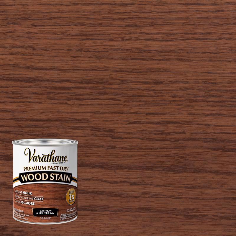 RUST-OLEUM CORP, Varathane Premium Early American Oil-Based Fast Dry Wood Stain 1 qt