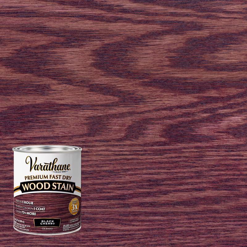 RUST-OLEUM CORP, Varathane Premium Fast Dry Semi-Transparent Black Cherry Wood Stain 1 qt. (Pack of 2)