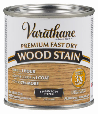 RUST-OLEUM CORP, Varathane Premium Fast Dry Semi-Transparent Ipswich Pine Wood Stain 0.5 pt. (Pack of 4)