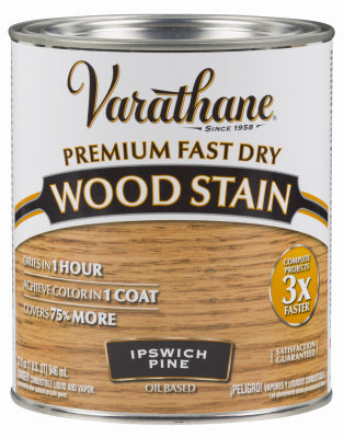 RUST-OLEUM CORP, Varathane Premium Fast Dry Semi-Transparent Ipswich Pine Wood Stain 1 qt. (Pack of 2)