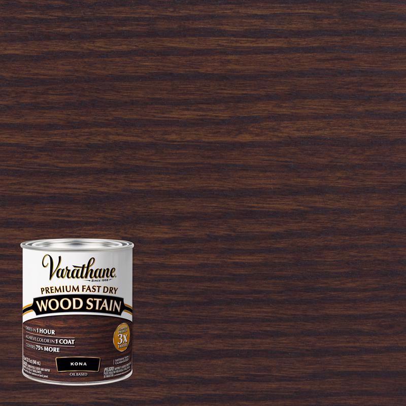 RUST-OLEUM CORP, Varathane Premium Fast Dry Semi-Transparent Kona Wood Stain 1 qt. (Pack of 2)